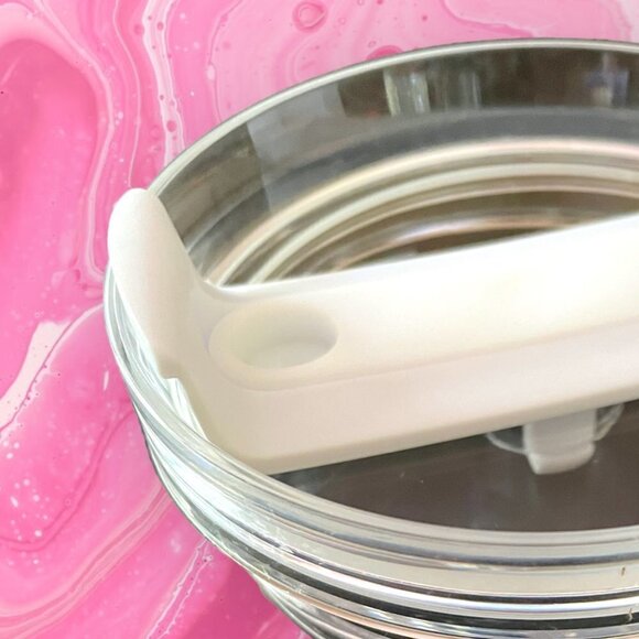 Replacement Lid + Straw Compatible with Stanley 40oz Quencher Travel Tumbler Cup - Picture 3 of 4